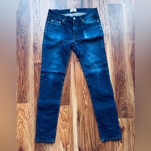 Acne Studios Indigo Blue Slim Denim Jeans Made in Italy (30x30)